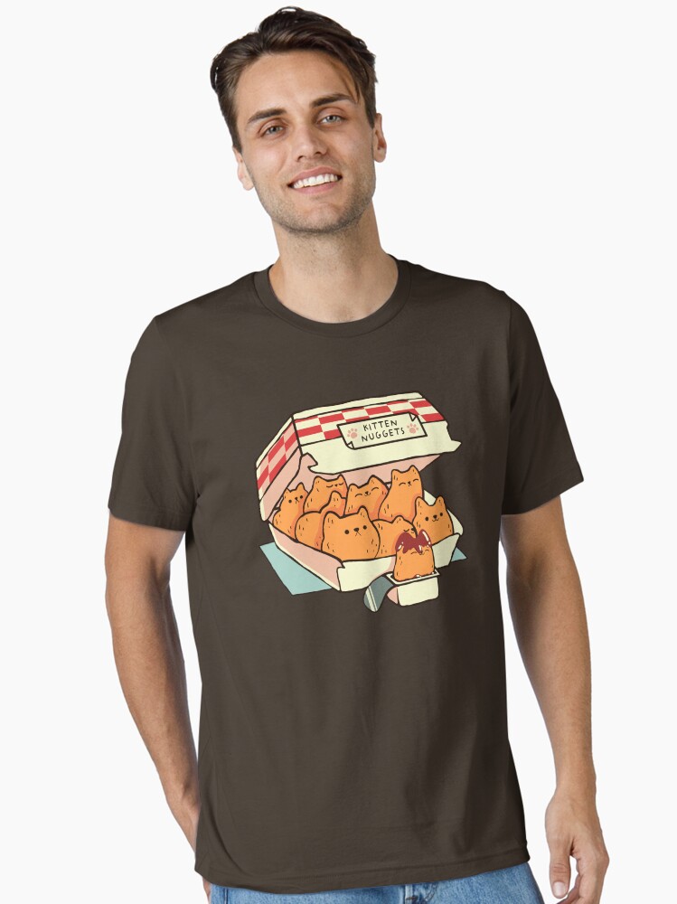Thumbnail 1 of 7, Essential T-Shirt, Kitten Nuggets Fast Food Cat by Tobe Fonseca designed and sold by tobiasfonseca.