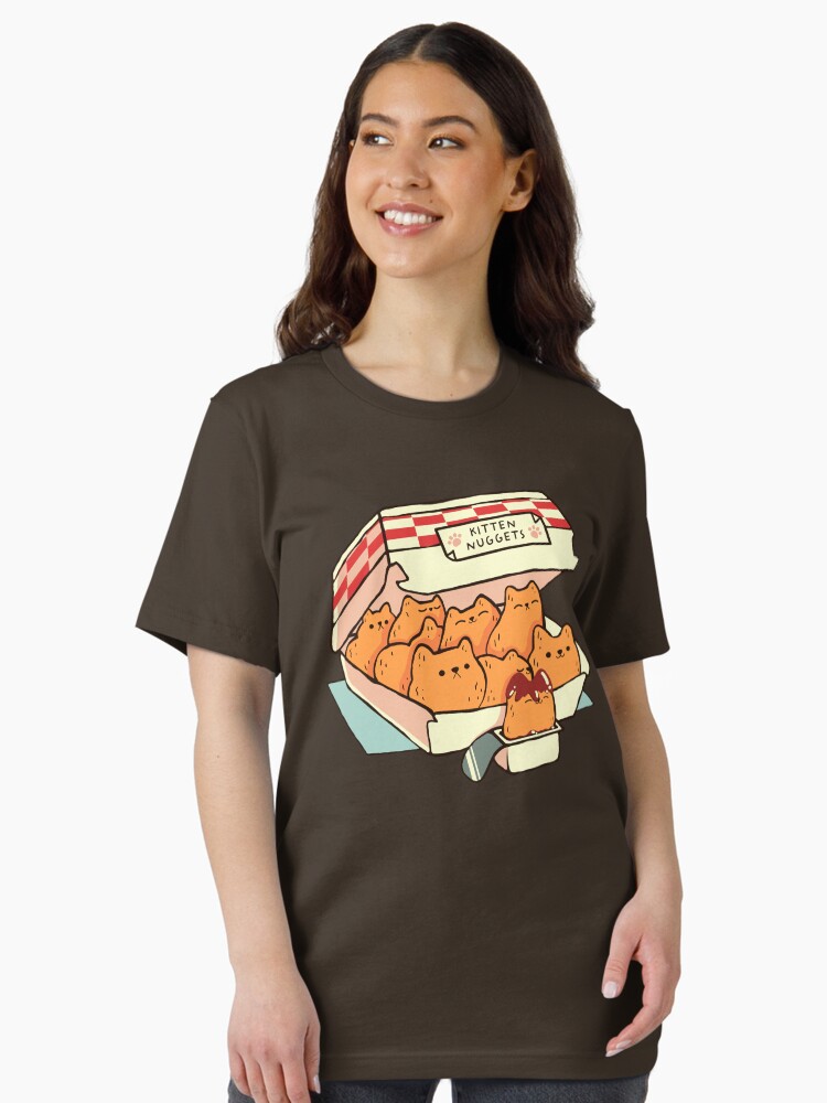 Thumbnail 2 of 7, Essential T-Shirt, Kitten Nuggets Fast Food Cat by Tobe Fonseca designed and sold by tobiasfonseca.