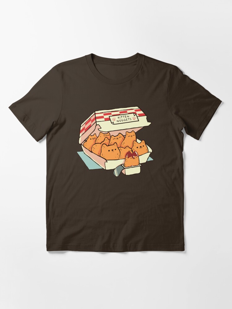 Thumbnail 3 of 7, Essential T-Shirt, Kitten Nuggets Fast Food Cat by Tobe Fonseca designed and sold by tobiasfonseca.