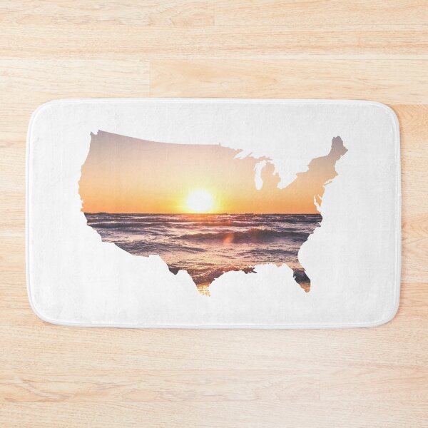 Item preview, Sunset Ocean Waves View USA designed and sold by kryative.