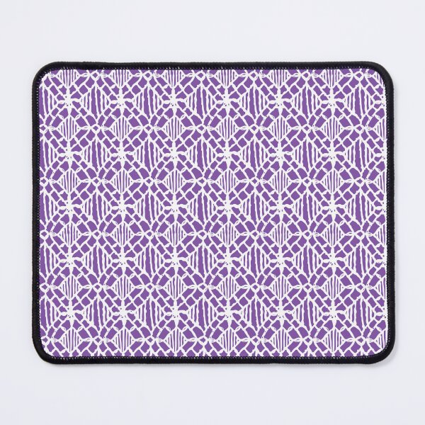 Item preview, Purple and White Crocheted Lace Pattern designed and sold by Susan Says.
