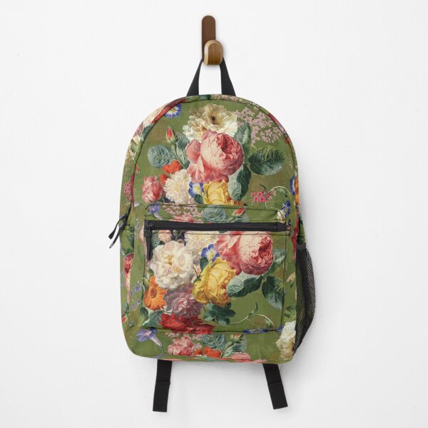 Item preview, Dutch Baroque Flower Botanical Garden Pattern green Nightgarden designed and sold by UtArt.