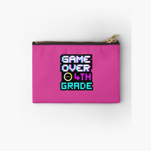 Item preview, Back to School - Game Over - 4th Grade - Fourth Grade designed and sold by DesignByLeo.