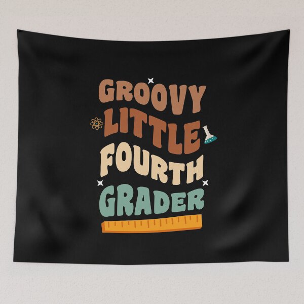 Item preview, Groovy Little Fourth Grader - Back To School designed and sold by Raiko-art.