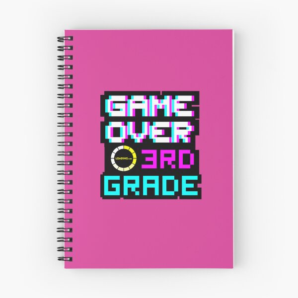 Item preview, Back to School - Game Over - 3rd Grade - Third Grade designed and sold by DesignByLeo.