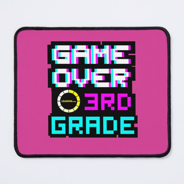 Item preview, Back to School - Game Over - 3rd Grade - Third Grade designed and sold by DesignByLeo.