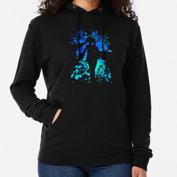 Vocaloid Inspired Paint Splatter Shirt Lightweight Hoodie