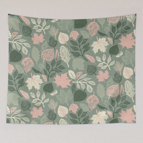 Item preview, Sage Green Fall Leaves designed and sold by Carolina Diaz.