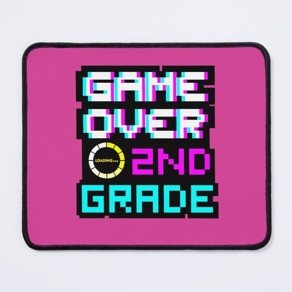 Item preview, Back to School - Game Over - 2nd Grade - Second Grade designed and sold by DesignByLeo.