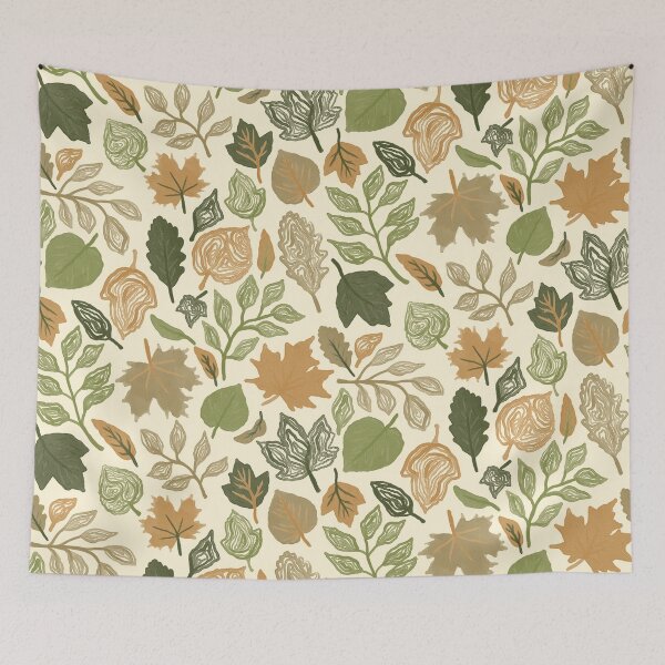 Item preview, Ivory Fall Leaves designed and sold by Carolina Diaz.