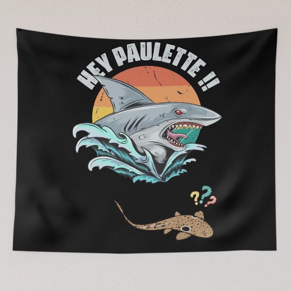Item preview, Epaulette Shark Hey Paulette designed and sold by GraphismNinja.