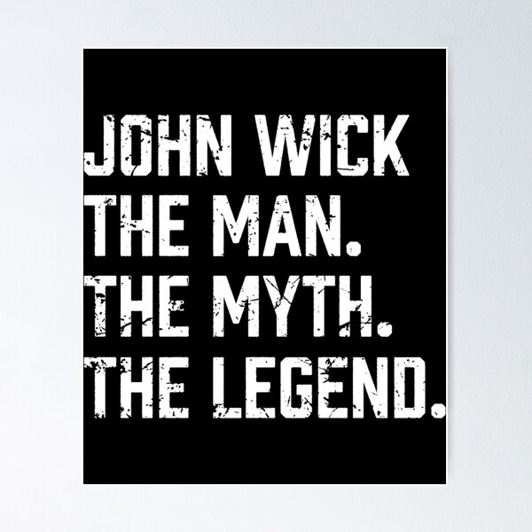 Artikel-Vorschau von Der Mann Der. Mythos. Die Legende John Wick, designt und verkauft von weefolkstudio.