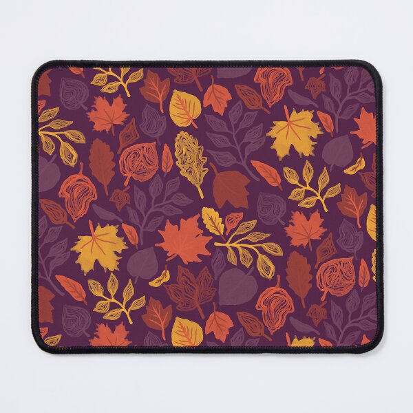 Item preview, Eggplant Fall Leaves designed and sold by Carolina Diaz.