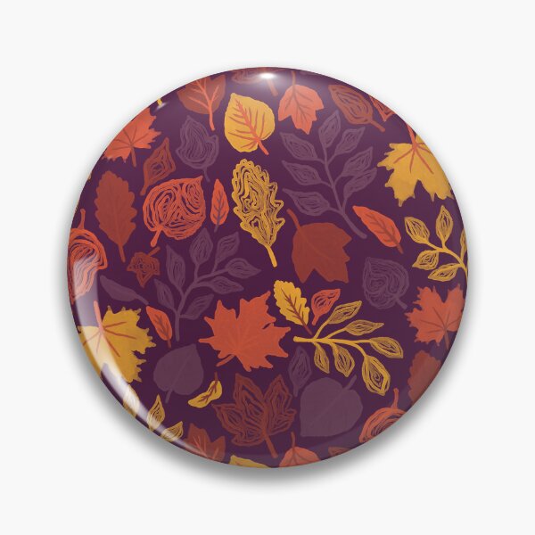 Item preview, Eggplant Fall Leaves designed and sold by Carolina Diaz.