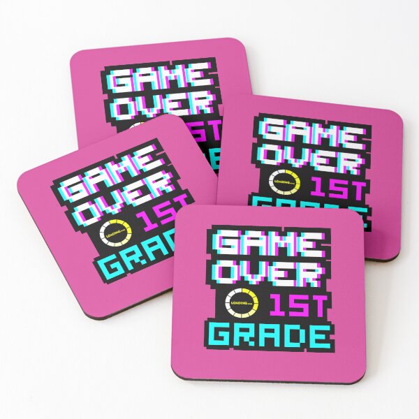 Item preview, Back to School - Game Over - 1st Grade - First Grade designed and sold by DesignByLeo.