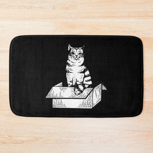 Item preview, Cat in box. White designed and sold by IronicEmpire.