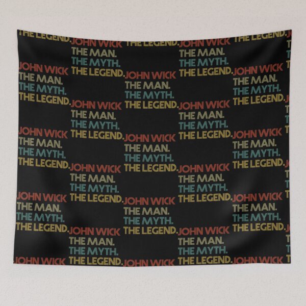 Item preview, Vintage Retro The Man The. Myth. The Legend John Wick T Shirts Tri-blend  designed and sold by weefolkstudio.