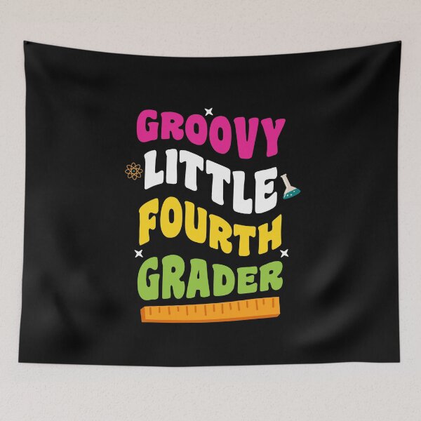 Item preview, Groovy Little Fourth Grader - Back To School designed and sold by Raiko-art.