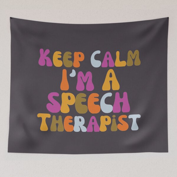 Item preview, Keep Calm Speech Therapist designed and sold by SunfullyYours.