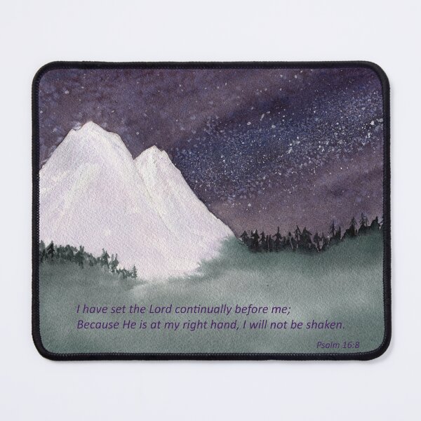 Item preview, Courage- Psalm 16:8 designed and sold by Diane Hall Watercolors.