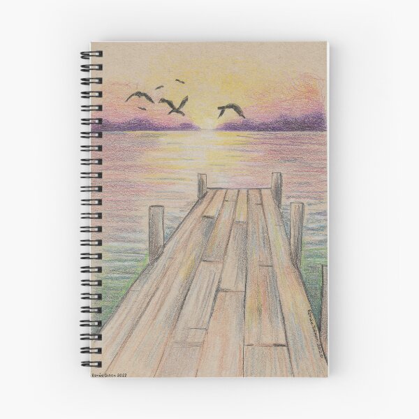 Item preview, Sunset Pier  designed and sold by ReneeDixonArt.