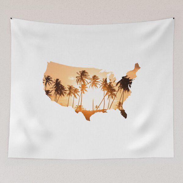 Item preview, Sunset View Coconut Trees USA designed and sold by kryative.