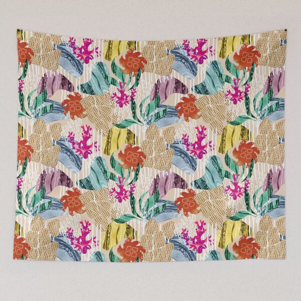 Item preview, Create With Wild Abandon! on Beige designed and sold by bmfabricdesigns.