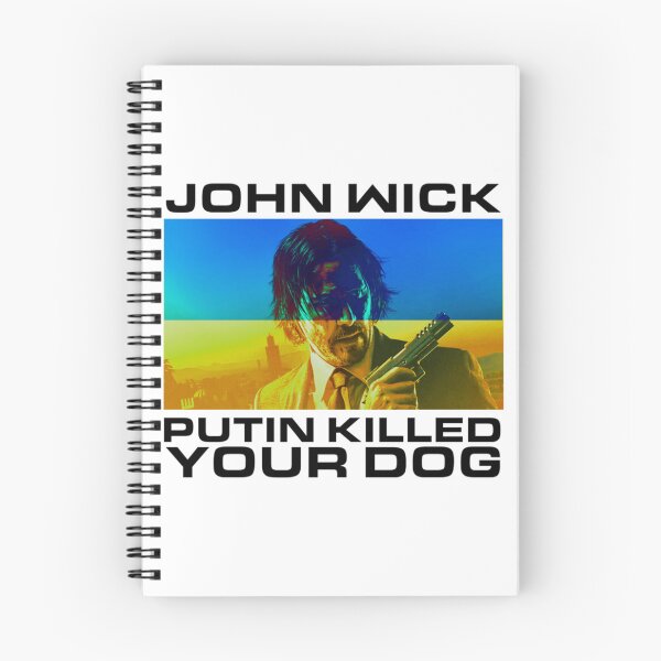 Item preview, Support Ukrain John Wick Putin Killed Your Dog   designed and sold by weefolkstudio.