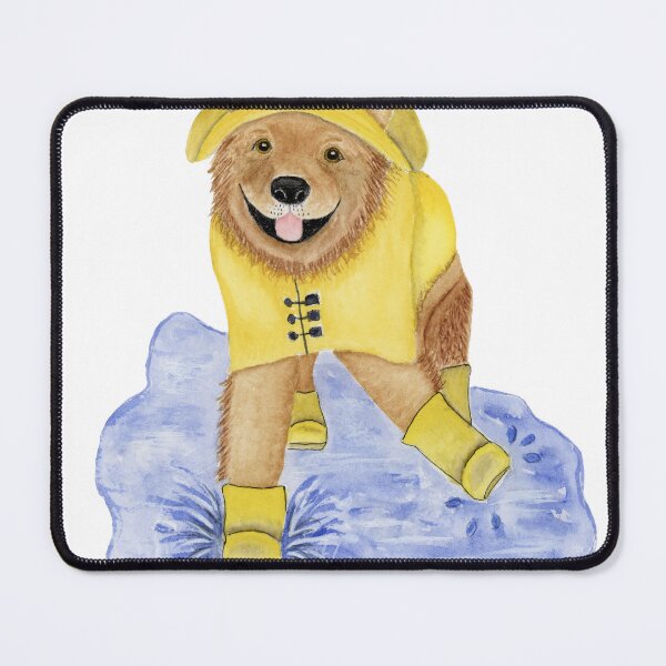 Item preview, Golden Puddle Pouncer designed and sold by PawsInTheGarden.