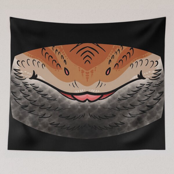 Item preview, Fired Up Bearded Dragon Mask designed and sold by TwilightSaint0.