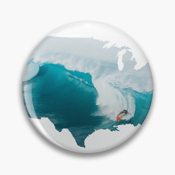 Item preview, Surfing Sea Waves USA designed and sold by kryative.