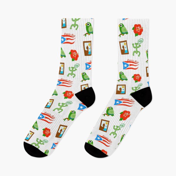 Item preview, Set of 5 Symbols Puerto Rico Cotorra Hibiscus Coqui Garita Bandera designed and sold by byDarling.