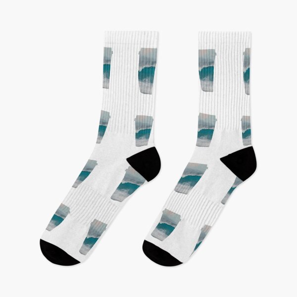 Item preview, Blue Ocean Waves Crashing on Shore Coffee designed and sold by kryative.