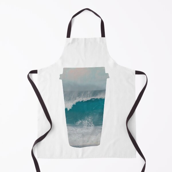 Item preview, Blue Ocean Waves Crashing on Shore Coffee designed and sold by kryative.