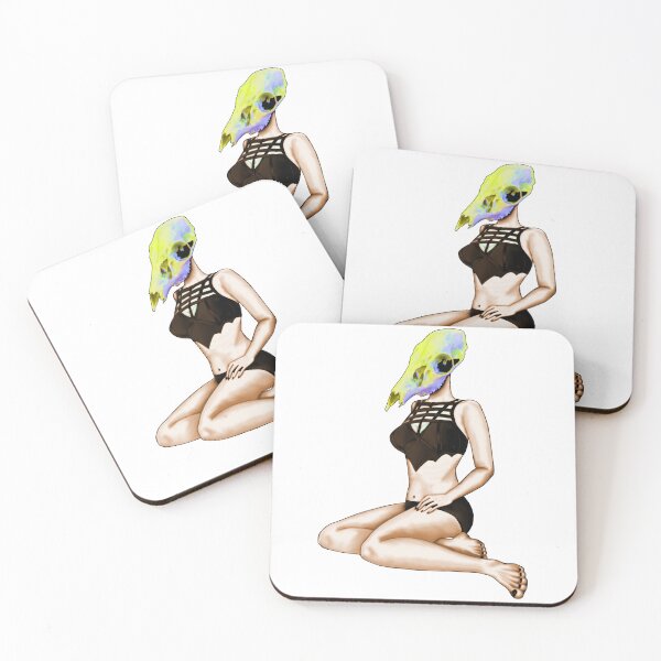 Item preview, Goth girl at the beach designed and sold by AwfullyArtful.