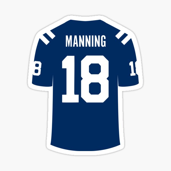 STICKER Peyton Manning Color Blast Black Obsidian 2021 -   Israel