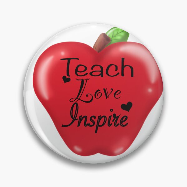 Item preview, Teach love inspire sticker  designed and sold by snailfarmer22.