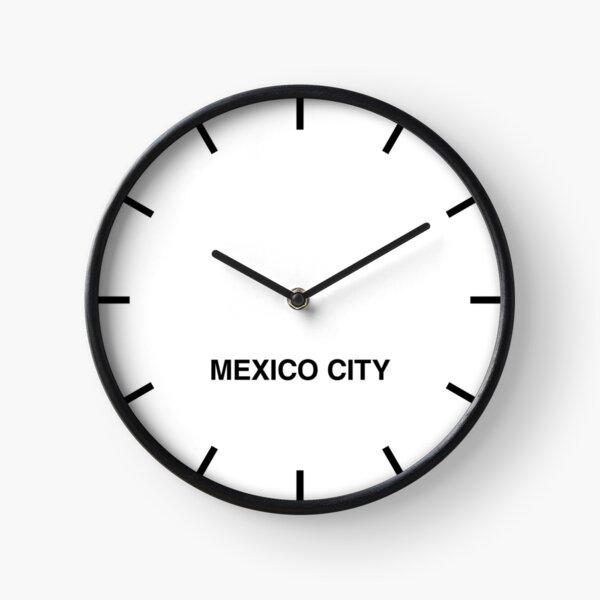 Mexico City Time Zone Newsroom Wall Clock Clock