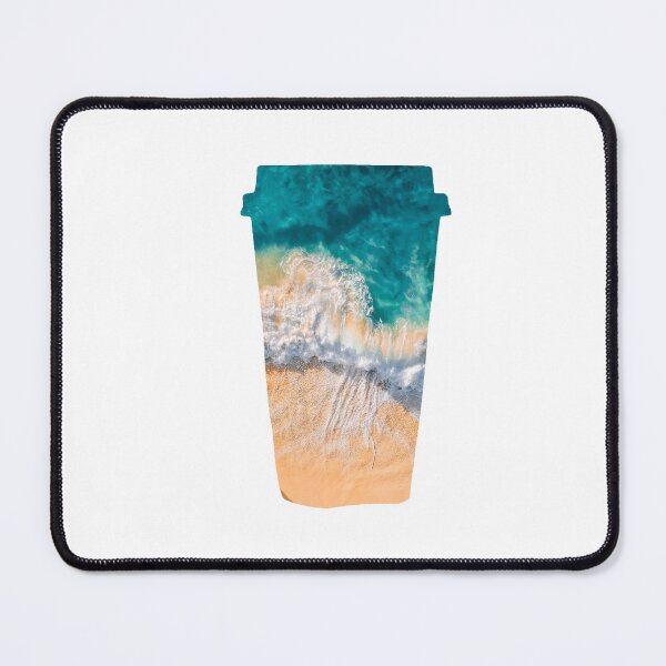 Item preview, Beach Ocean Top View Coffee designed and sold by kryative.