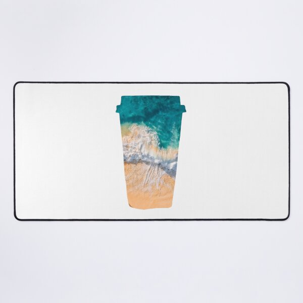 Item preview, Beach Ocean Top View Coffee designed and sold by kryative.