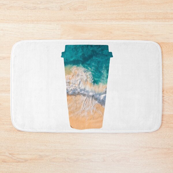 Item preview, Beach Ocean Top View Coffee designed and sold by kryative.