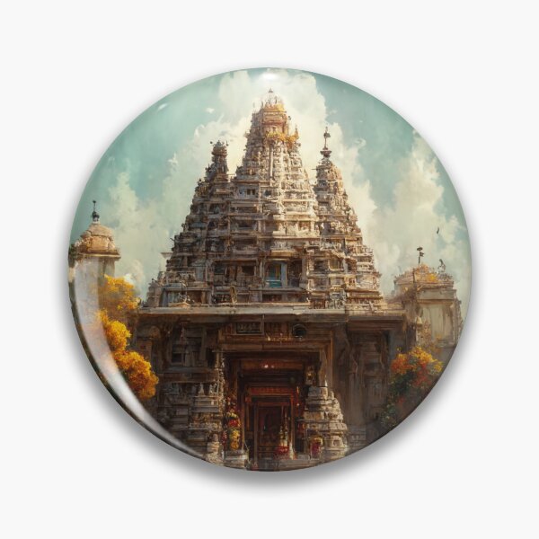 Item preview, Hindu-Inspired Temple Concept Art designed and sold by RadicalWombat.