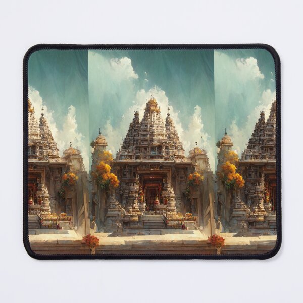 Item preview, Hindu-Inspired Temple Concept Art designed and sold by RadicalWombat.