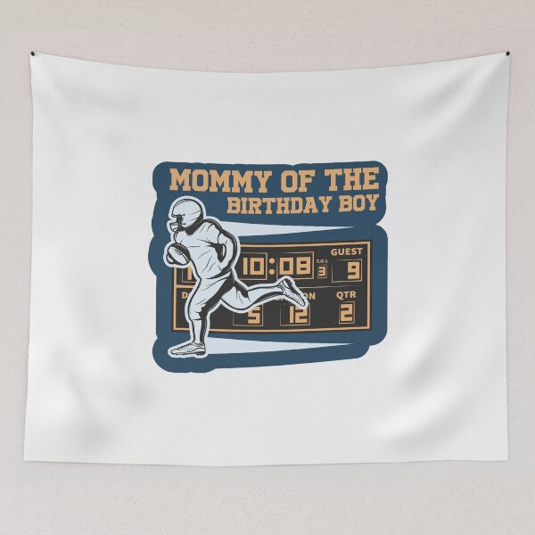 Item preview, Mommy Of The Birthday Boy American Football | GIft idea for Birthday Boy  designed and sold by Yobeli.