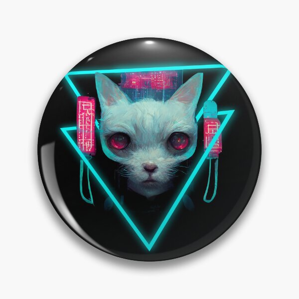 Item preview, Cyberpunk Cat designed and sold by TheSamuraiCat.