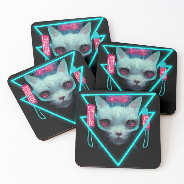 Item preview, Cyberpunk Cat designed and sold by TheSamuraiCat.
