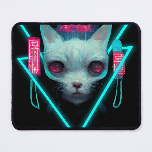 Item preview, Cyberpunk Cat designed and sold by TheSamuraiCat.