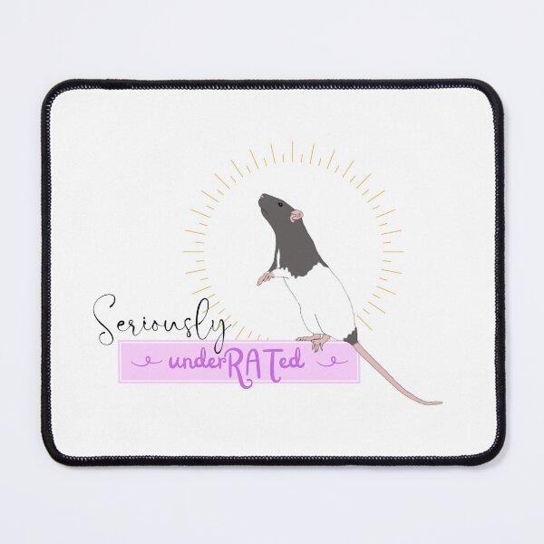 Item preview, Seriously UnderRATed Rat designed and sold by BeastieBeds.