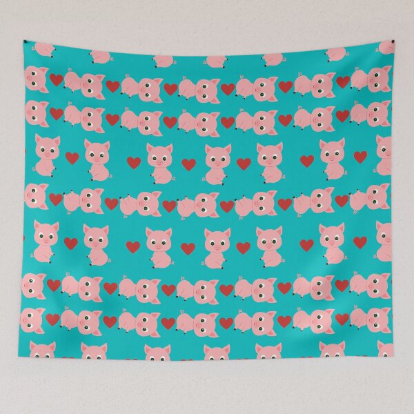 Item preview, Cute Pig Pattern designed and sold by 37jlee.
