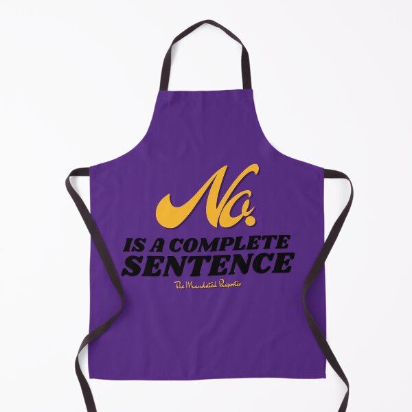 Item preview, No, is a Complete Sentence - Purple designed and sold by TheReporter1.